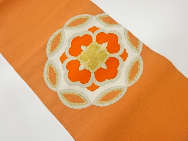 綴れ華紋模様織出し名古屋帯